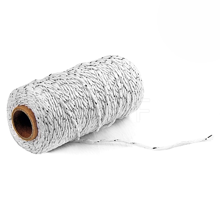 100M Macrame 2-Ply Cotton Braid Thread MAKN-PW0001-097A-25-1
