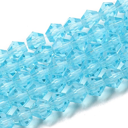 Transparent Glass Beads Strands GLAA-F029-3mm-20-1