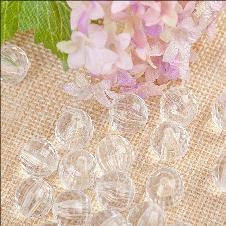 Transparent Acrylic Beads TACR-NH0001-F-20-1