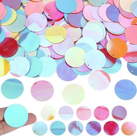 200Pcs PVC Paillette/Sequin Pendants FIND-HY0005-22D-1