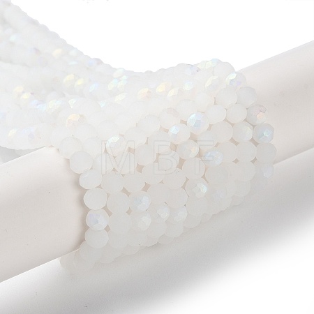 Imitation Jade Glass Beads Strands X-EGLA-A034-J4mm-MB05-1