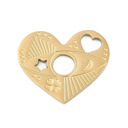 304 Stainless Steel Charms STAS-I325-136F-G-1