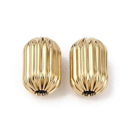 Textured 304 Stainless Steel Beads STAS-I358-11G-06-1