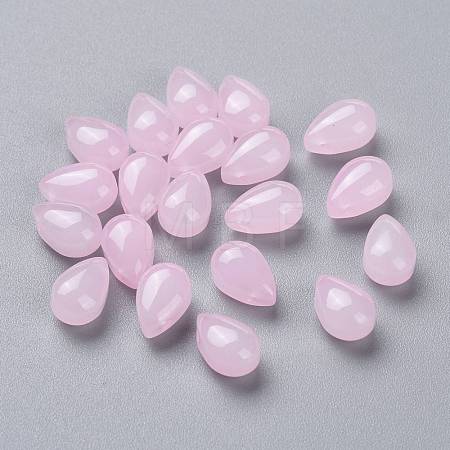 Imitation Jade Glass Beads GGLA-M004-05C-02-1