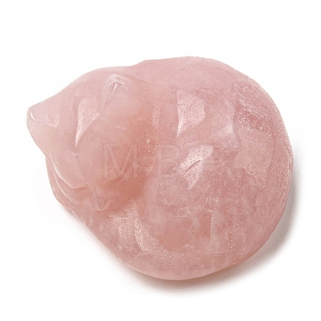 Natural Rose Quartz Display Decorations DJEW-PW0009-009D-1