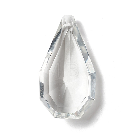 Transparent Glass Big Pendants GLAA-F118-13-1
