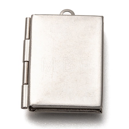 Non-Tarnish 316 Stainless Steel Locket Pendants STAS-P267-01P-1