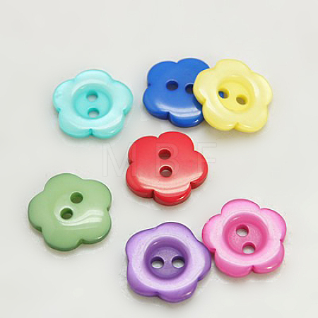Resin Buttons X-RESI-D031-11mm-M-1