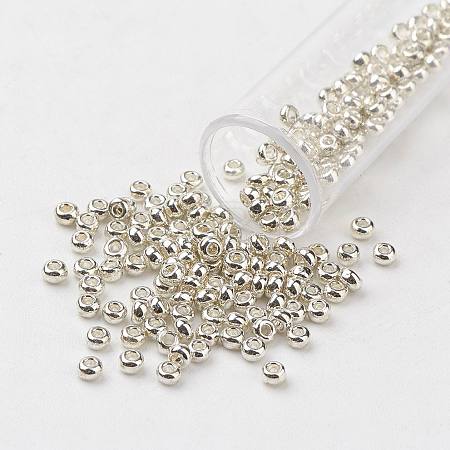 FGB 8/0 Grade A Dyed Glass Seed Beads X-SEED-N002-C-0563-1