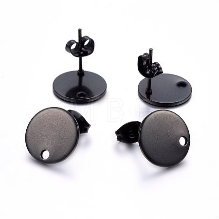 304 Stainless Steel Stud Earring Findings X-STAS-K184-01-03B-1