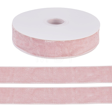 10 Yards Polyester Velvet Ribbon OCOR-TA0004-13B-1