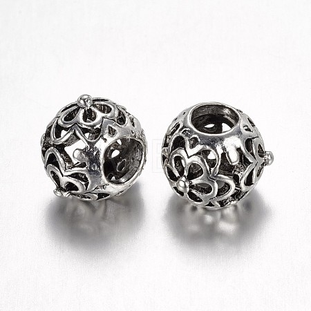 Alloy European Beads PALLOY-G152-12AS-1