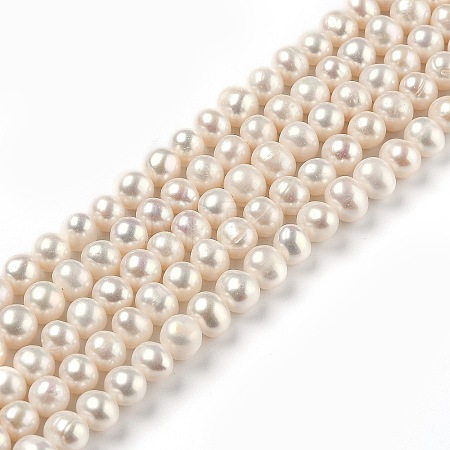 Natural Cultured Freshwater Pearl Beads Strands PEAR-L033-15-01-1