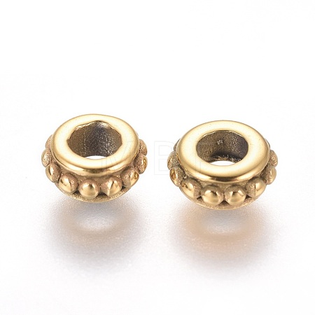 304 Stainless Steel Spacer Beads STAS-G204-35G-1