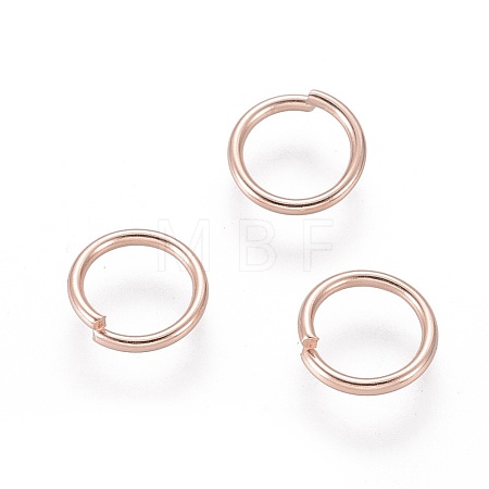 304 Stainless Steel Open Jump Rings STAS-O098-02RG-05-1