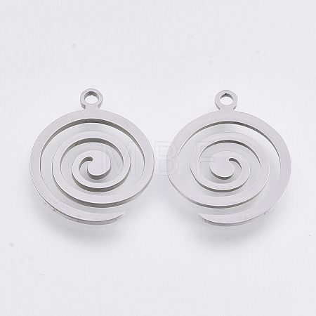 Tarnish Resistant 201 Stainless Steel Pendants STAS-T044-83P-1
