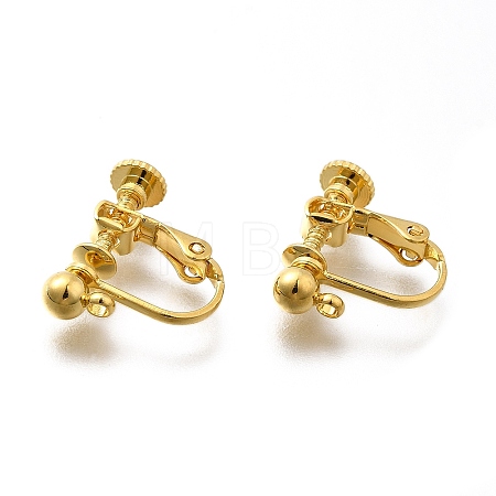 316 Stainless Steel Clip-on Earring Findings EJEW-R019-01G-1