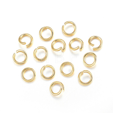 304 Stainless Steel Open Jump Rings A-STAS-F084-22G-1