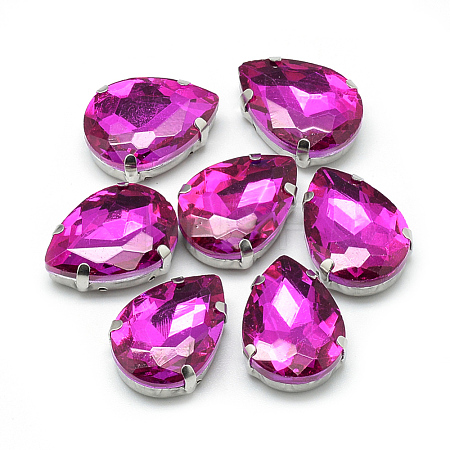 Sew on Rhinestone RGLA-T035-10x14mm-10-1