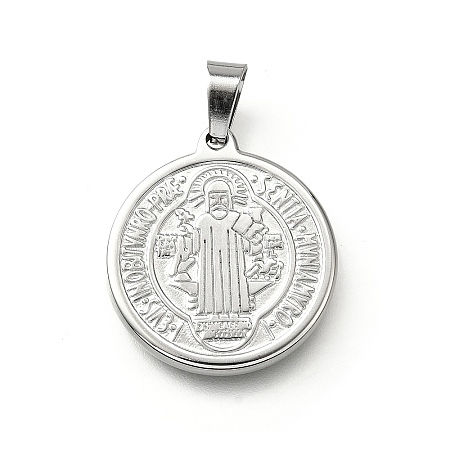 304 Stainless Steel Pendants STAS-A053-24A-P-1