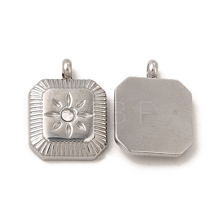 304 Stainless Steel Charms STAS-C070-24P-1
