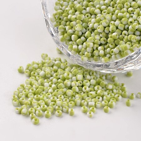 12/0 Opaque Colours Seep Glass Beads SEED-M008-C23-1