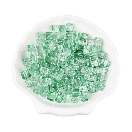 Baking Paint Transparent Glass Beads LS-DGLA-N005-01A-05-1