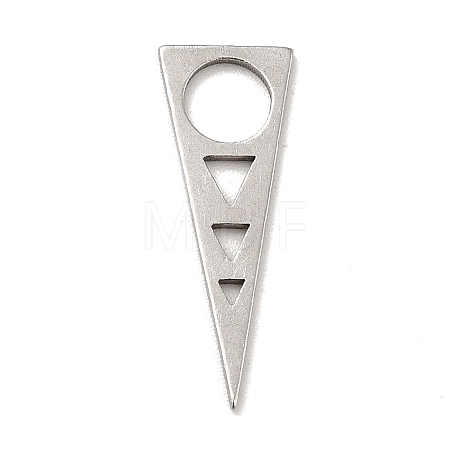 Non-Tarnish 201 Stainless Steel Pendants STAS-A066-19P-1