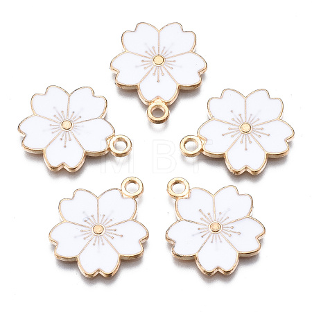 Alloy Enamel Pendants X-ENAM-S121-115N-1
