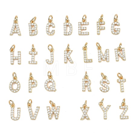 SHEGRACE Brass Micro Pave Clear Cubic Zirconia Pendants XGRQ29361-394G-1