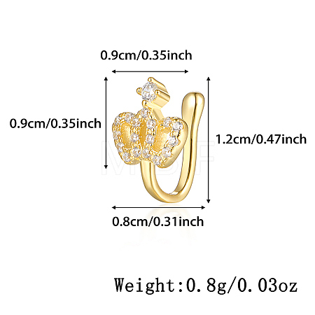 Fashionable S925 Silver Nose Clip with Star IM7825-5-1