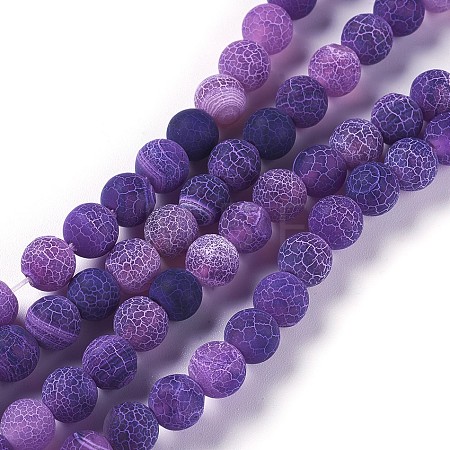 Natural Weathered Agate Beads Strands X-G-P414-A03-1