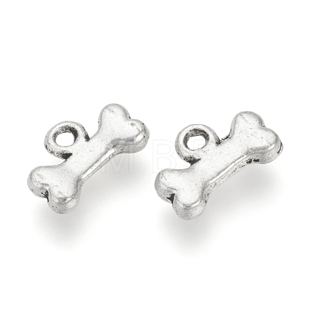 Tibetan Style Alloy Charms X-TIBEP-Q076-053AS-RS-1