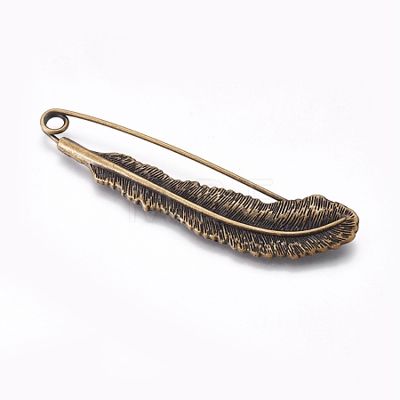 Tibetan Style Alloy Brooches JEWB-WH0007-04AB-1