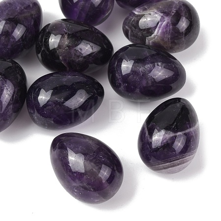 Natural Amethyst Egg Stone G-L654-H10-01-1