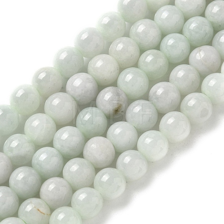 Natural Myanmar Jadeite Beads Strands G-L595-C01-01B-1