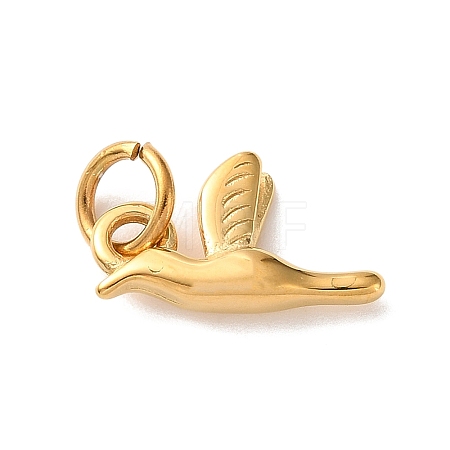 304 Stainless Steel Charms STAS-A152-02C-G-1