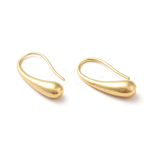Brass Teardrop Dangle Earrings for Women ZIRC-Q201-03G-1