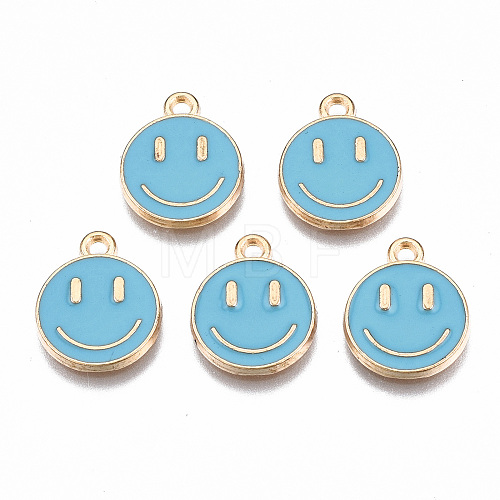 Alloy Enamel Charms ENAM-S121-165B-RS-1