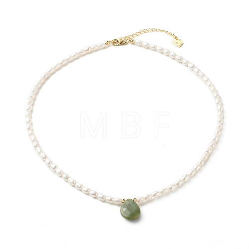Pearl Beaded Necklace NJEW-JN03548-02-1
