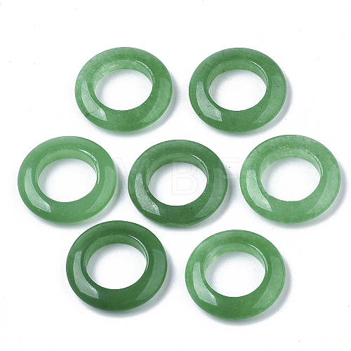 Natural Malaysia Jade Linking Rings G-N0325-05-1