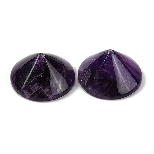 Natural Amethyst Cabochons G-Q184-01F-1