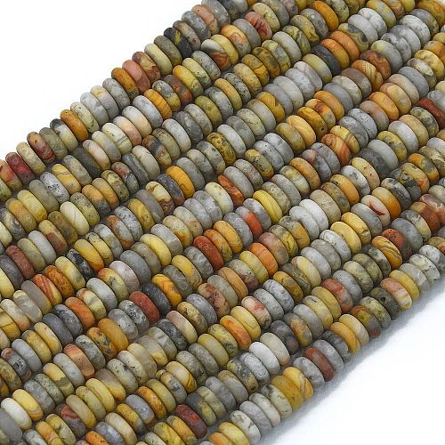 Frosted Natural Crazy Agate Beads Strands G-K389-C14-01-1