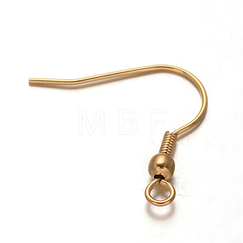 Ion Plating(IP) 304 Stainless Steel Earring Hooks STAS-F075-41-1