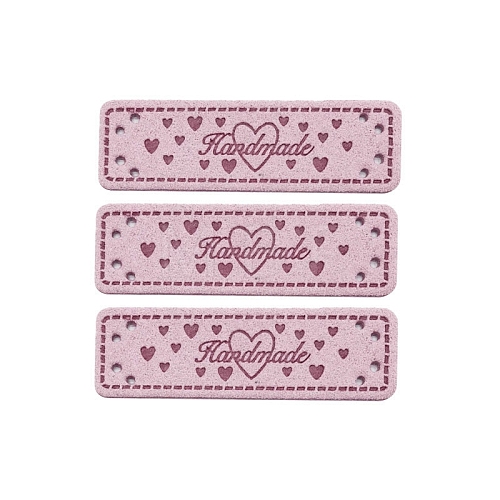 Heart Printed PU Leather Small Label PW-WG7D637-06-1