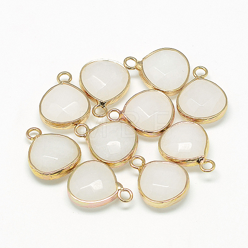 Natural White Jade Pendants G-Q963-04-1