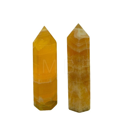 Point Tower Natural Calcite Home Display Decoration PW-WG93858-02-1