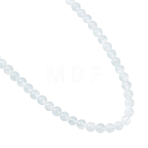 Natural Selenite Beads Strands G-AR0001-79-1
