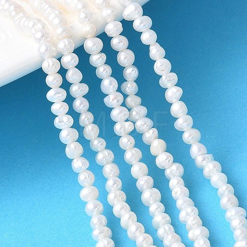 Natural Cultured Freshwater Pearl Beads Strands PEAR-I007-07K-01B-1