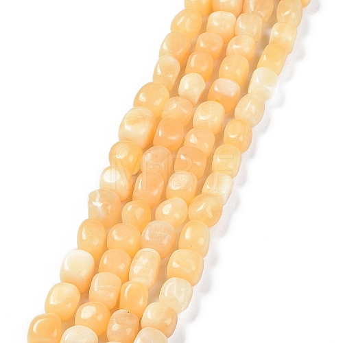 Natural Topaz Jade Beads Strands G-C038-02P-1